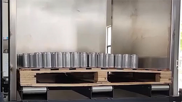 Línea completa de llenado y envasado de latas